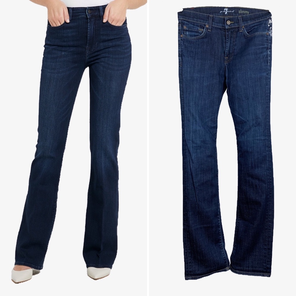 7 For All Mankind High Waist Slimmy Jean